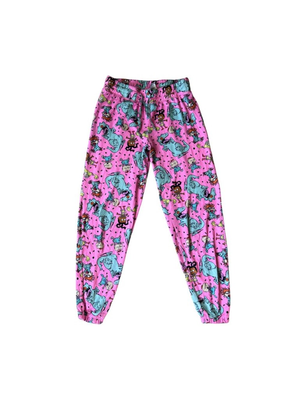 Nickelodeon Rugrats vibrant pink light fleece pajama pants size small 4-6